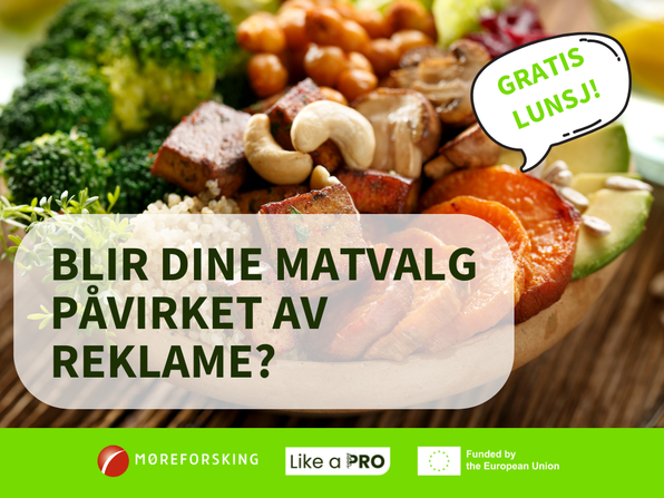 Blir dine matvalg påvirket av reklame? - Forsk med oss!